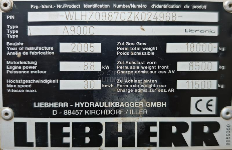 Liebherr A900C