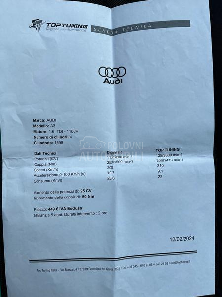 Audi A3 1.6 TDI