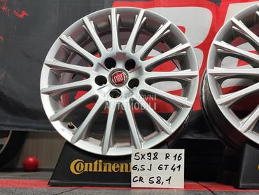 Aluminijumske felne  16" 5 x 98
