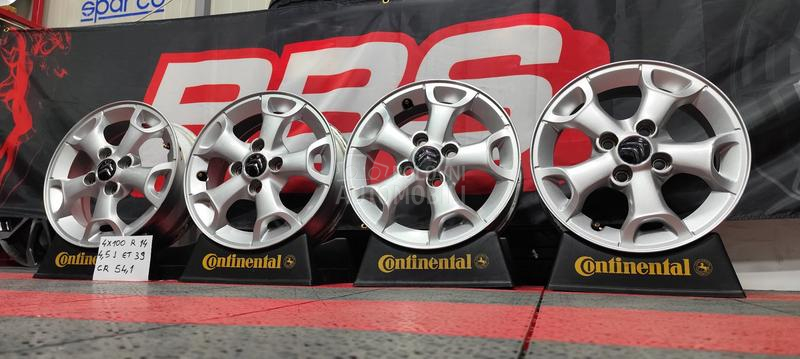 Aluminijumske felne  14" 4 x 100