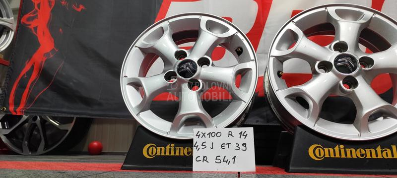 Aluminijumske felne  14" 4 x 100