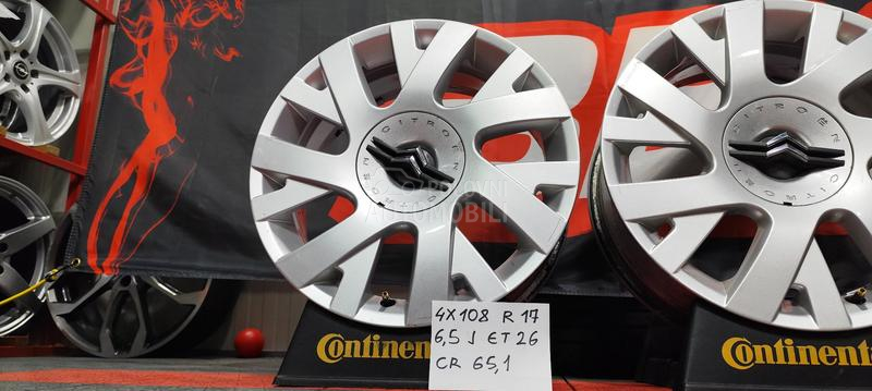 Aluminijumske felne  17" 4 x 108