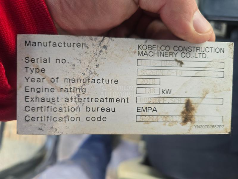 Kobelco Bager SK260NLC10