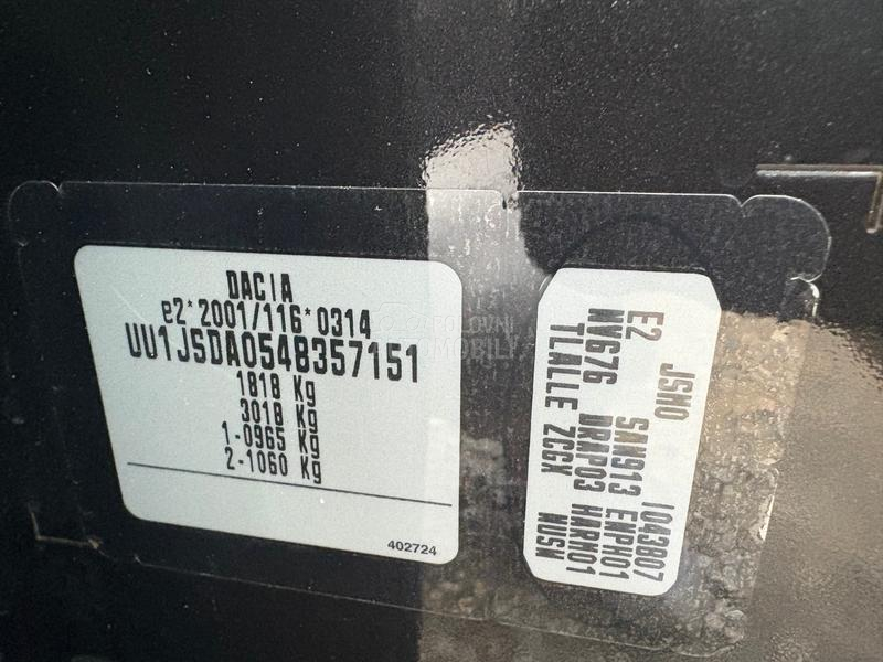 Dacia Lodgy 1.2 TCe 115 Nav.i CH