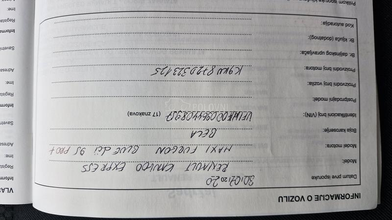 Renault Kangoo MAXI 1.5 DCI SRBIJA