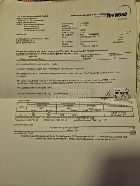 Volkswagen Caddy 2.0 CNG