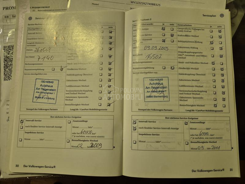 Volkswagen Caddy 2.0 CNG