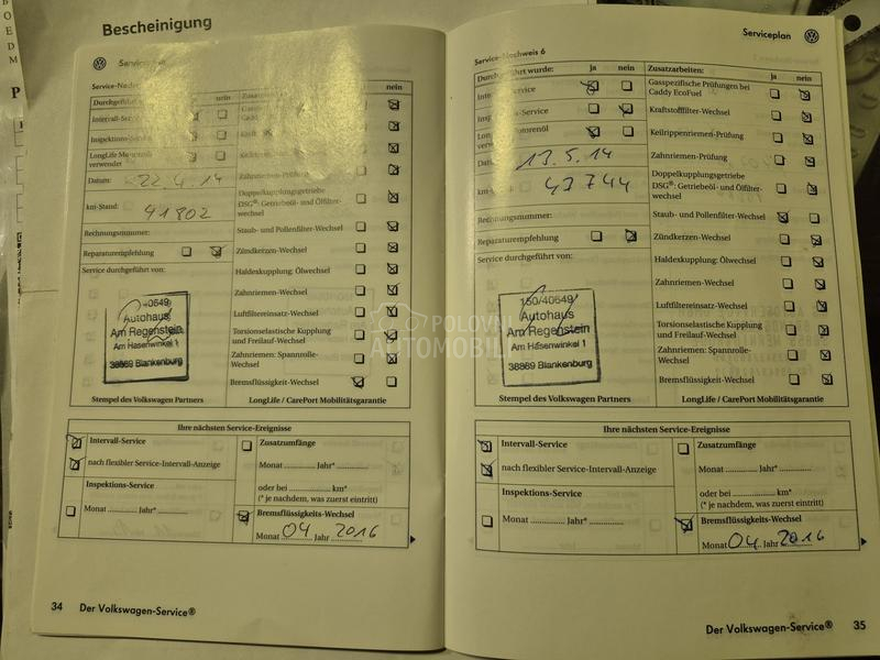 Volkswagen Caddy 2.0 CNG
