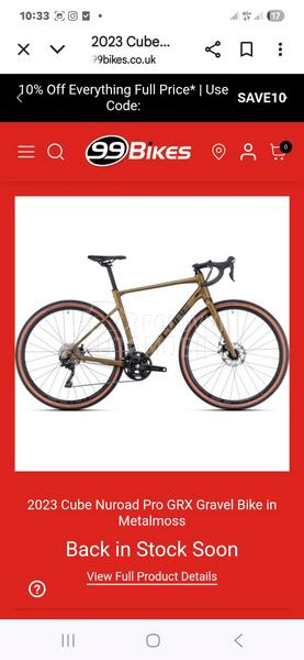 Cube Nuroad Pro GRX Vel.XS