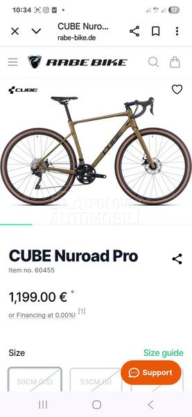 Cube Nuroad Pro GRX Vel.XS