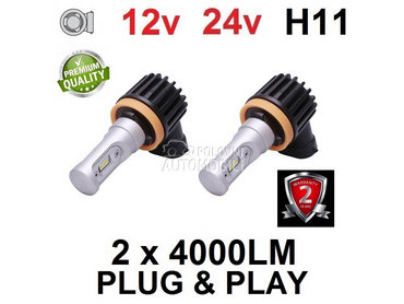 Led Sijalice H11 SET ZES chip Atom serija  