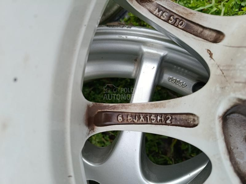 Aluminijumske felne Fiat 500 15" 4 x 98