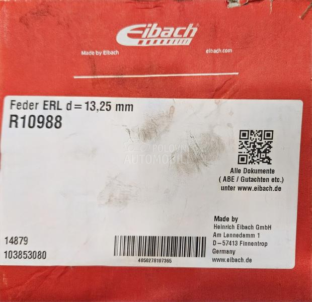 Eibach prednje opruge