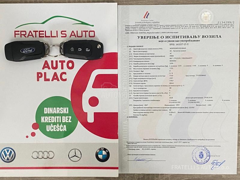 Ford Mondeo KREDlTl,RATA 189e