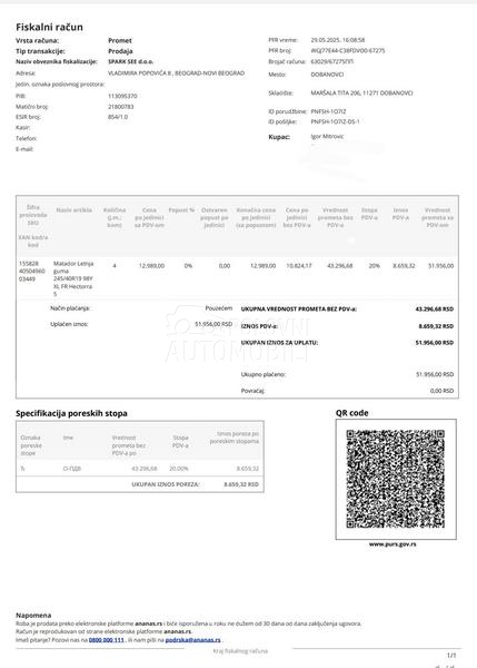 Aluminijumske felne  19" 5 x 114.3