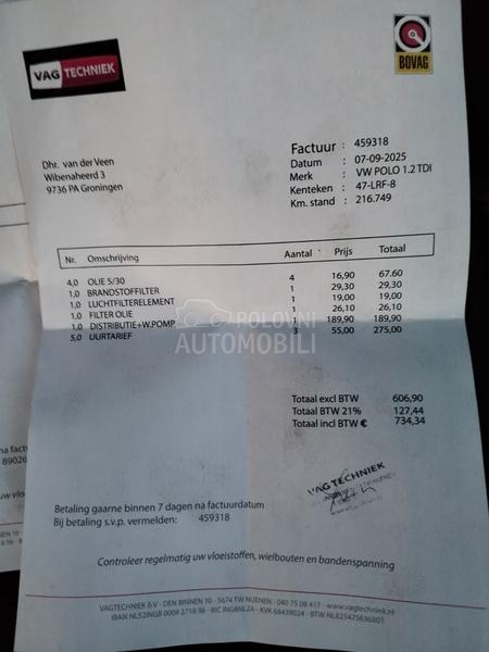 Volkswagen Polo 1.2 TDI, TOOP