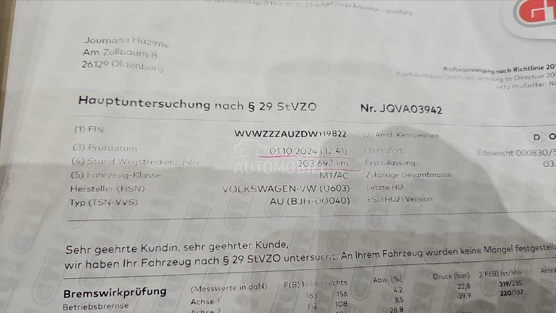 Volkswagen Golf 7 1.6 TDI NOV NOV