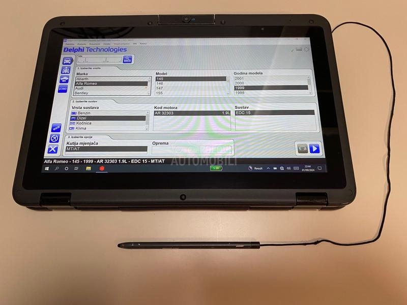 DELPHI DIJAGNOSTIKA I LAPTOP - TABLET za putnicki i teretni