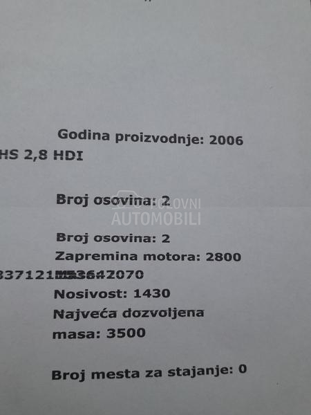 Peugeot Boxer 2,8hdi