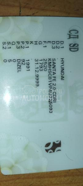 Hyundai Santa Fe CRDI 4X4