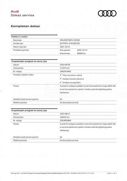 Audi Q3 S LINE TFSI HYBRID