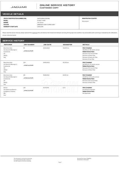 Jaguar E-Pace 2.0d 4WD