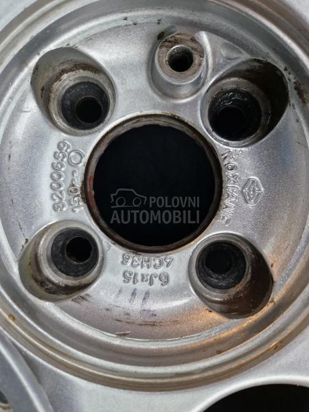 Aluminijumske felne  15" 4 x 100