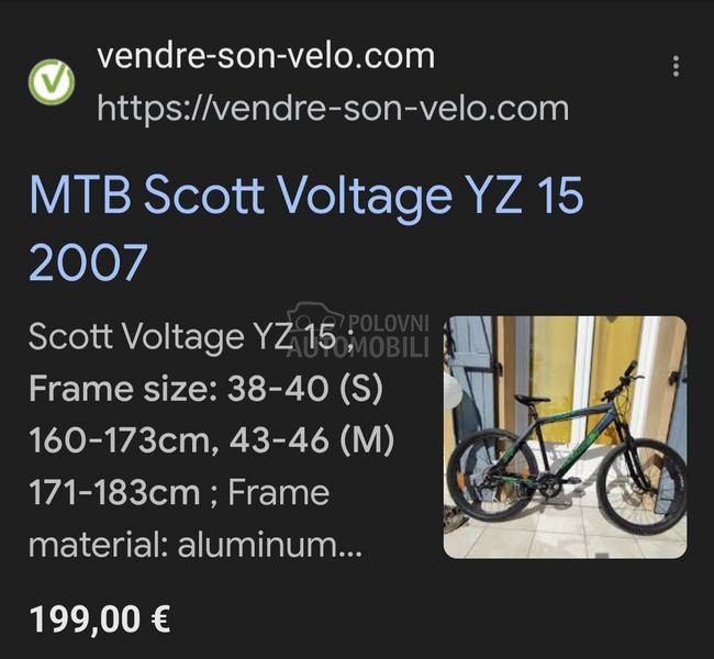 Scott voltage yz15