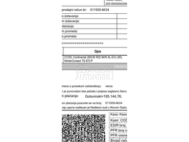 Continental 265/30 R20 Zimska