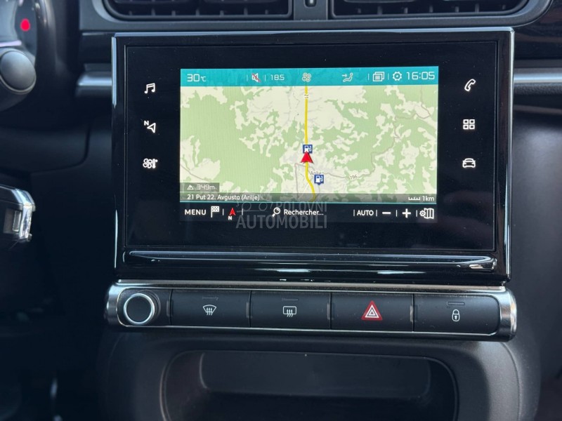 Citroen C3 NAV park senzori