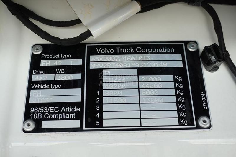 Volvo FH  tegljač/DOM1616