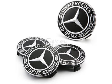 Cepovi za felne 75mm crni za Mercedes Benz Ostalo