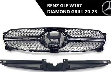 GLE W167 diamond prednji grill za Mercedes Benz Ostalo od 2020. do 2023. god.