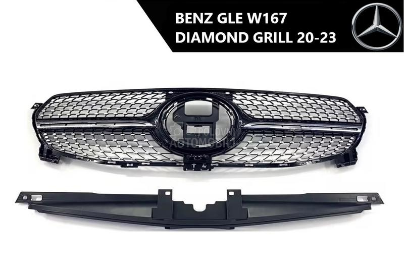GLE W167 diamond prednji grill