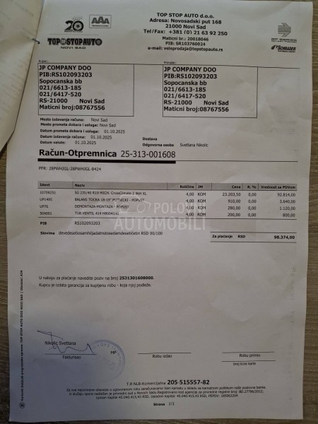 Škoda Superb 1.5 TSI SPORTLINE