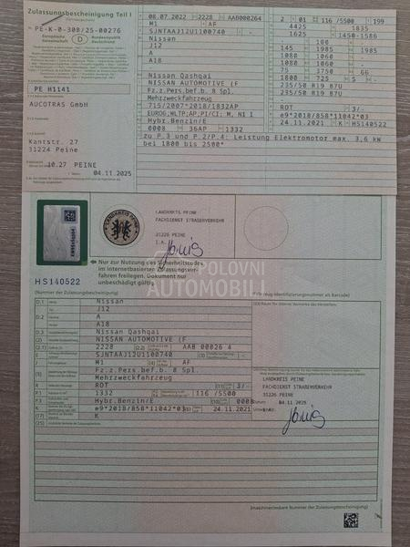 Nissan Qashqai 1.3 TEKNA AUT 160