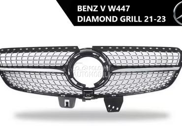 V W447 diamond prednji grill za Mercedes Benz Ostalo od 2021. do 2023. god.