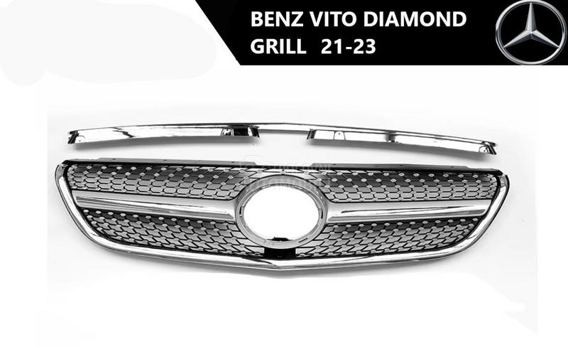 V vito diamond prednji grill