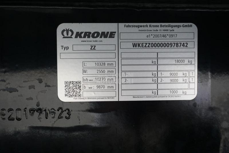 Krone TANDEM ceradom DOM1625