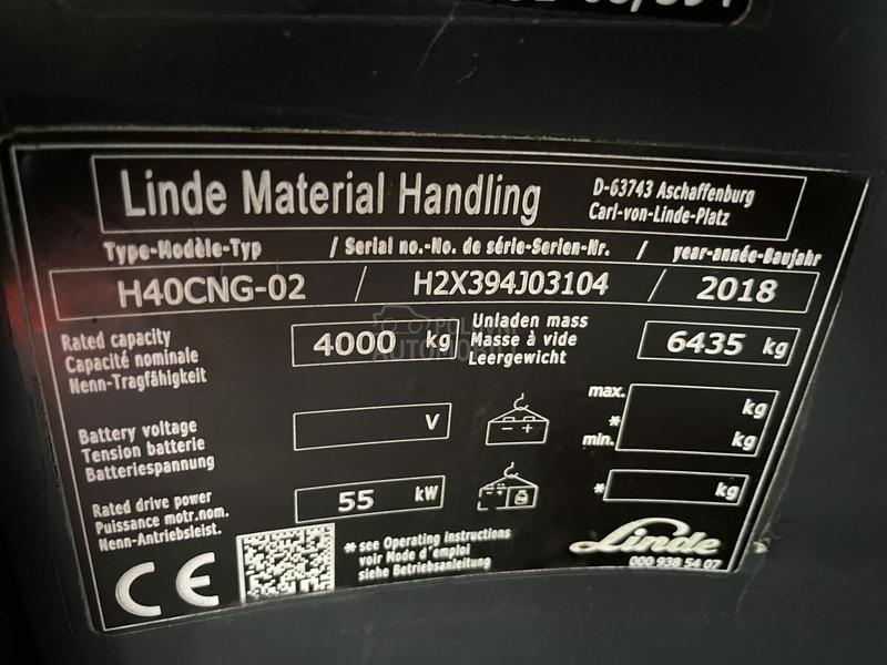 Linde H 40 Triplex