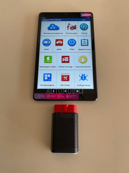 LAUNCH DIJAGNOSTIKA GOLO PRO 4.0 sa prevodom i tablet  4/64