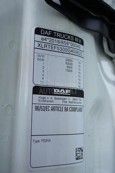 DAF XG 480 tegljač DOM1662