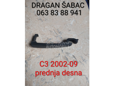 Unutrašnja brava, kvaka za Citroen Berlingo, C1, C2 ... od 1996. do 2012. god.