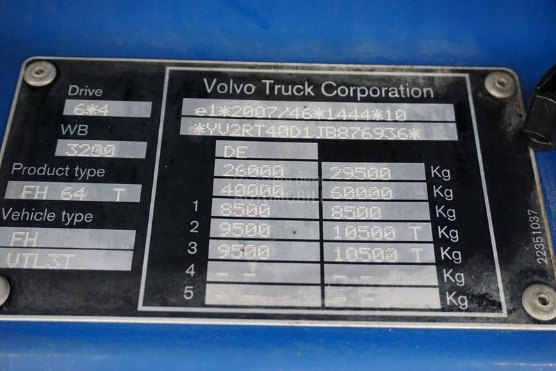 Volvo FH  tegljač DOM1667