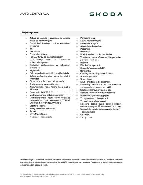 Škoda Kamiq MC PLUS 1.5 TSI DSG