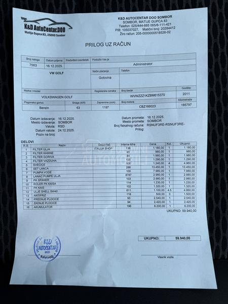 Volkswagen Golf 6 1.2 TSI V.ser.vis