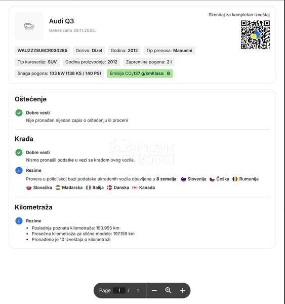 Audi Q3 2.0 TDI S-line