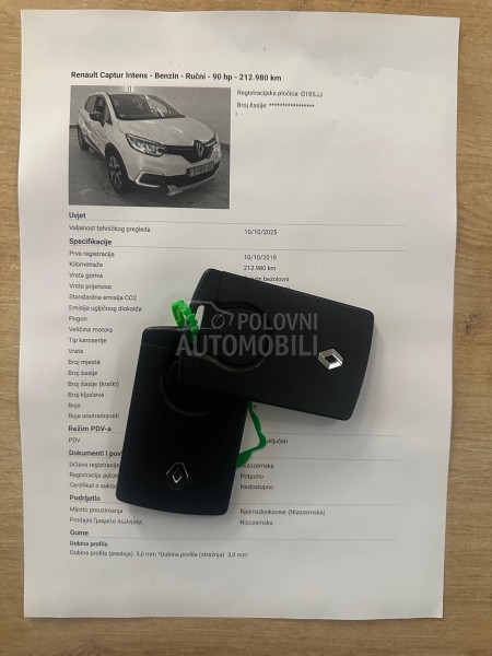 Renault Captur 0.9 INTENS PERLA
