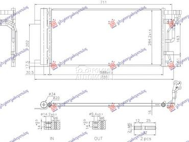 NEMA- HLADNJAK KLIME 1.6... za Kia XCeed od 2019. do 2022. god.