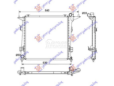 HLADNJAK MOTORA 2.0 CRDi... za Kia cee`d od 2007. do 2010. god.